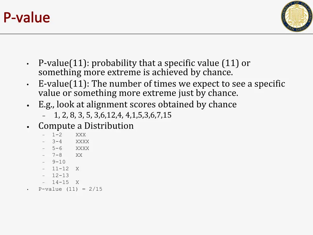 p value