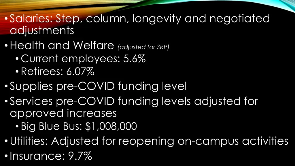 salaries step column longevity and negotiated