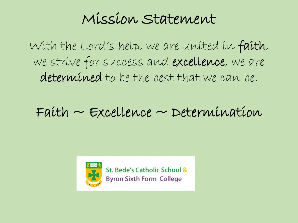 mission statement mission statement