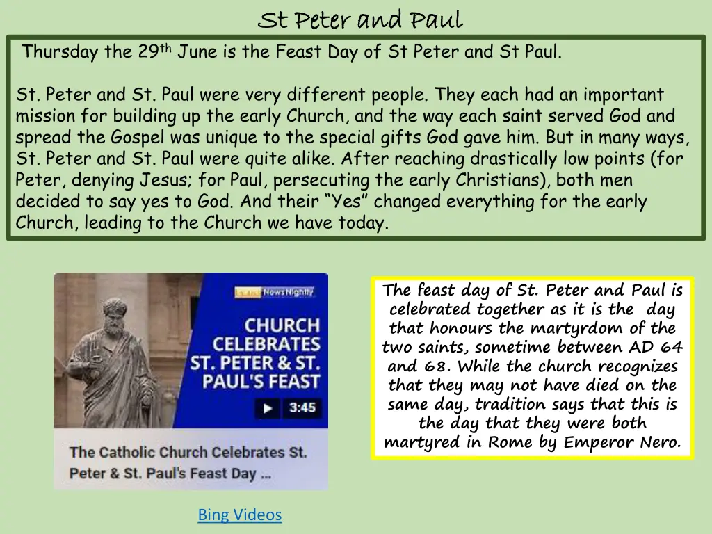 st peter and paul st peter and paul