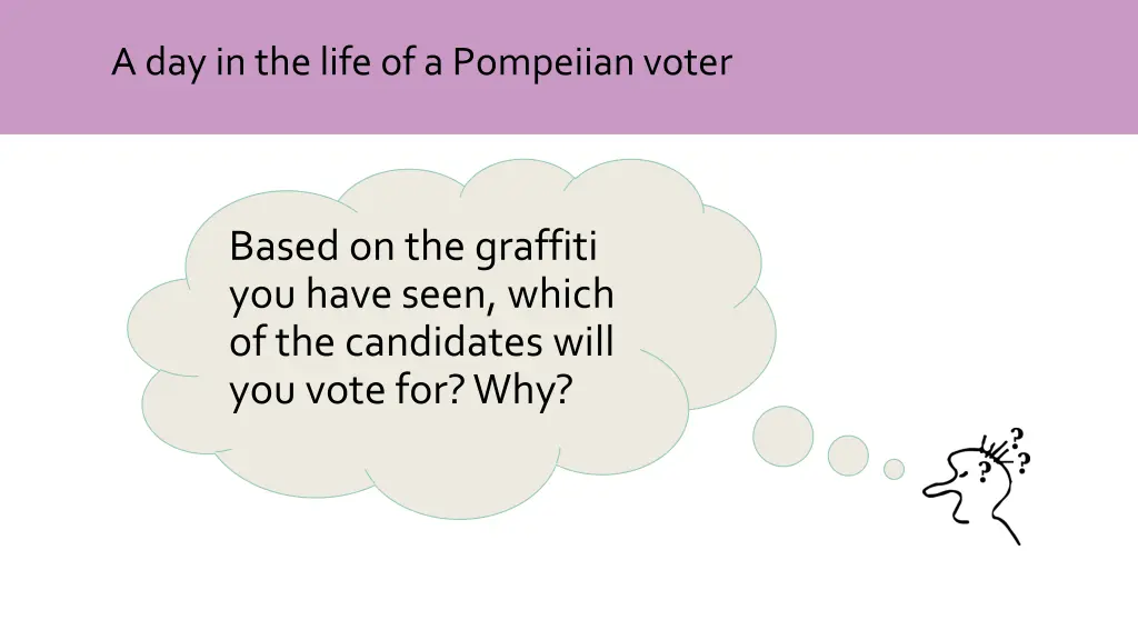 a day in the life of a pompeiian voter 1