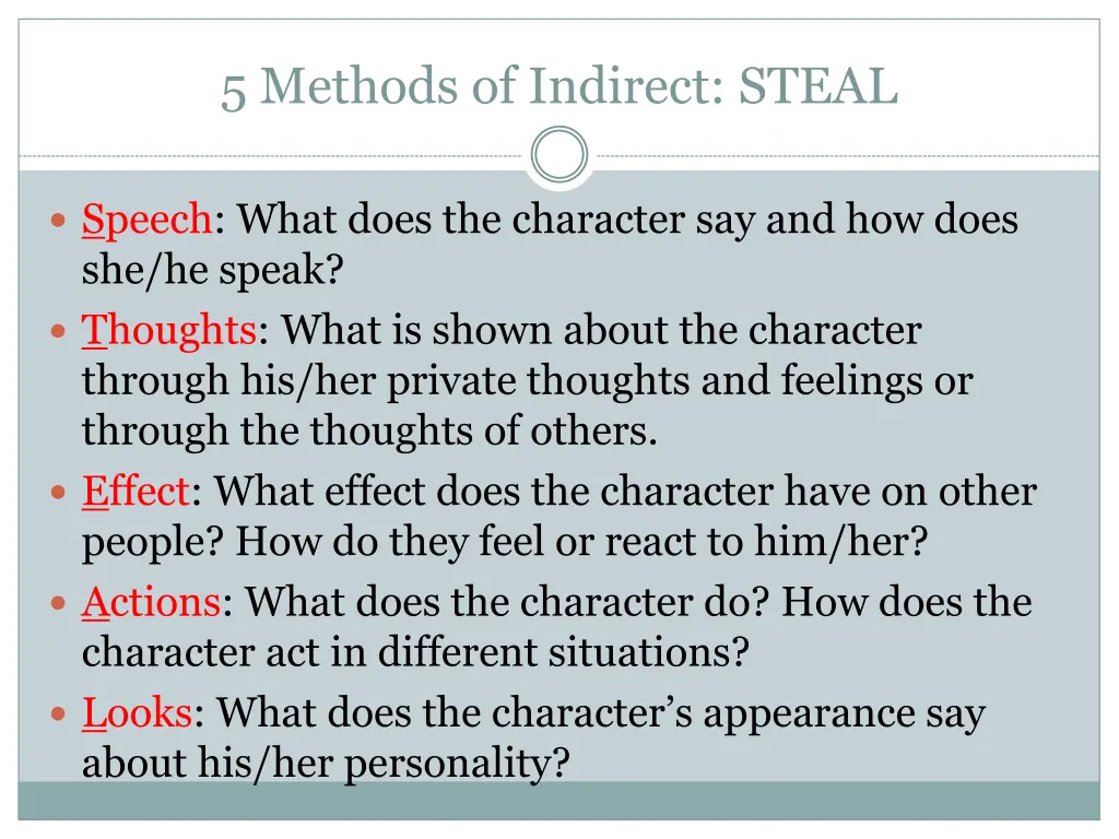 5 methods of indirect steal