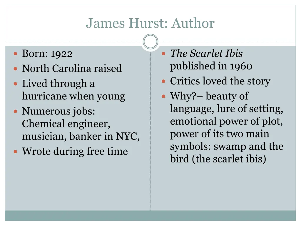 james hurst author