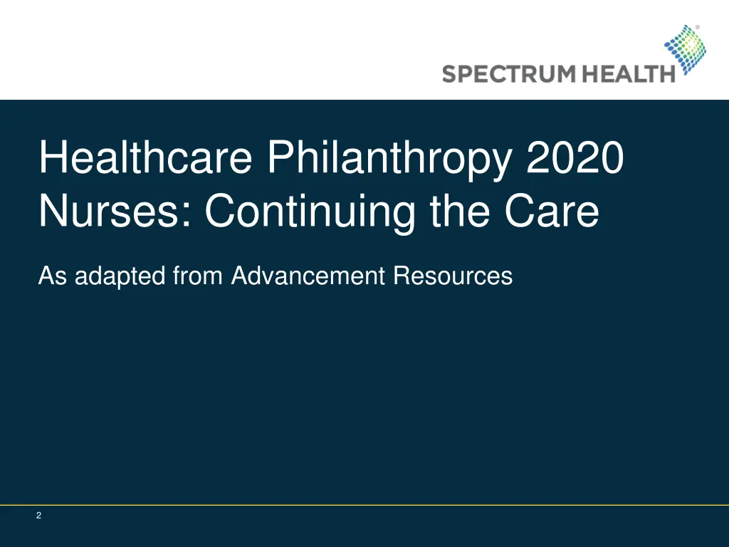 healthcare philanthropy 2020 nurses continuing