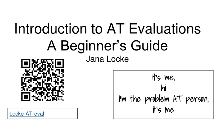 introduction to at evaluations a beginner s guide