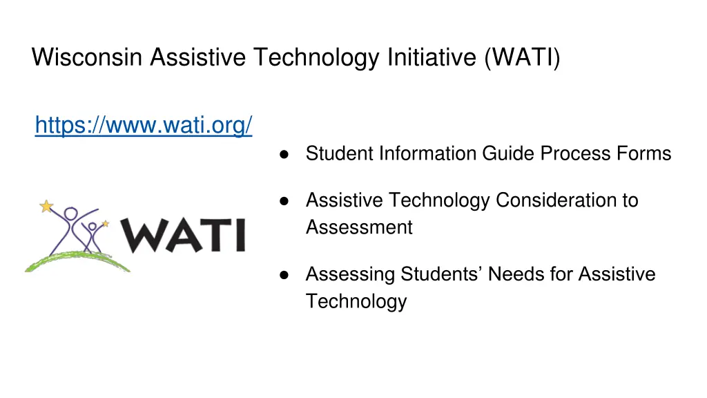 wisconsin assistive technology initiative wati