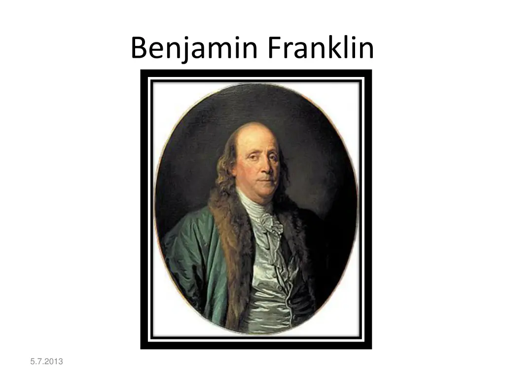 benjamin franklin