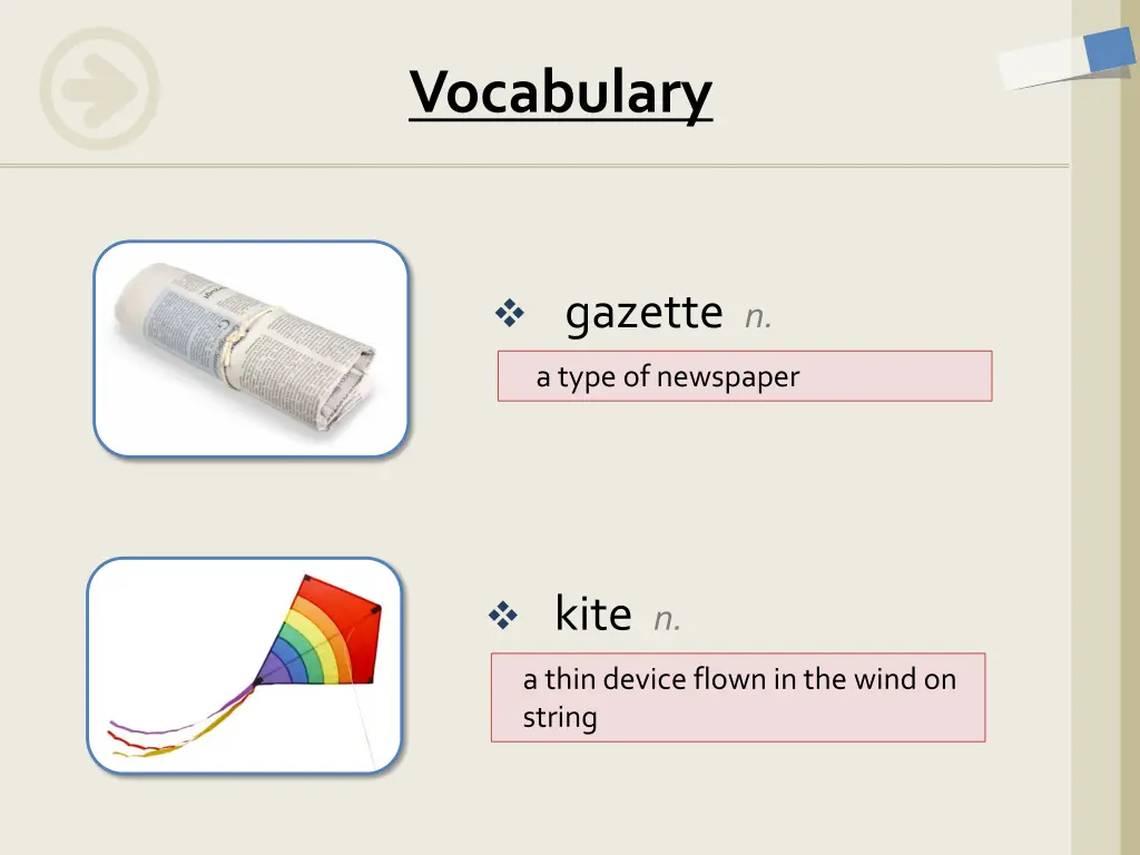 vocabulary 1