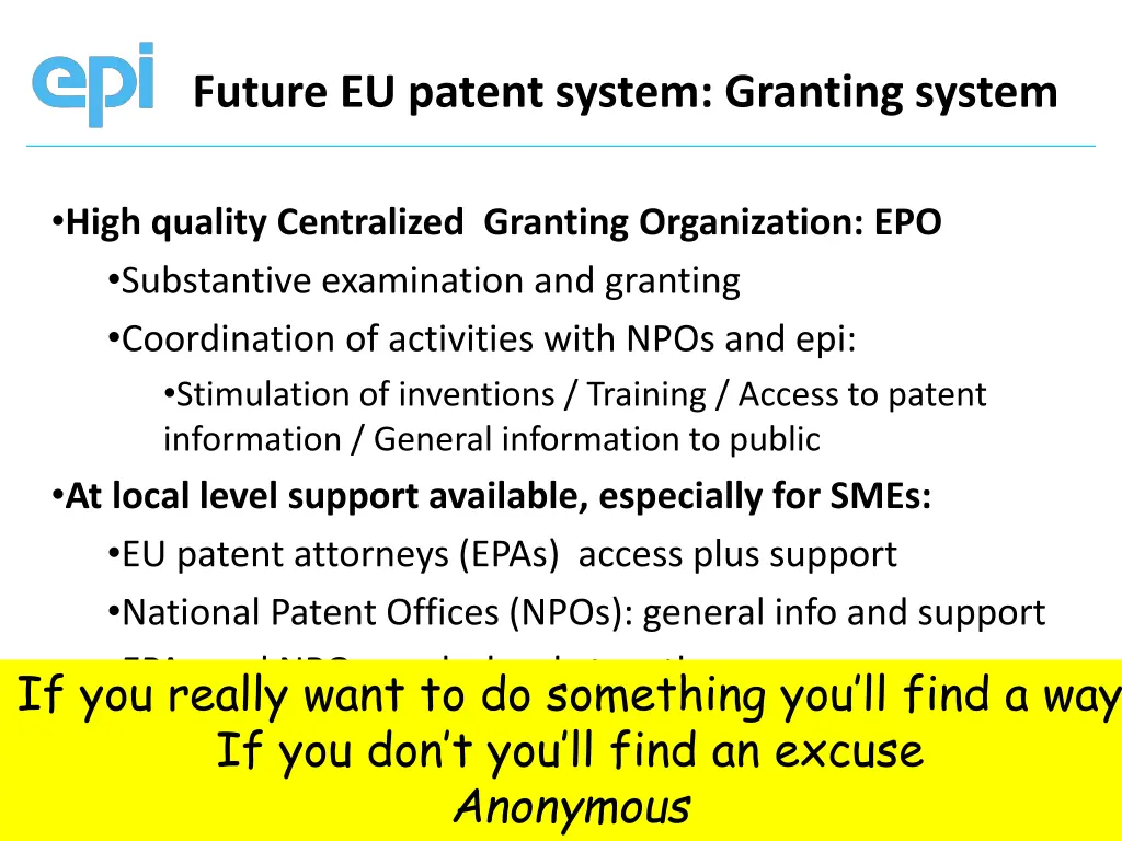 future eu patent system granting system