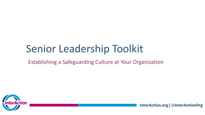 senior leadership toolkit