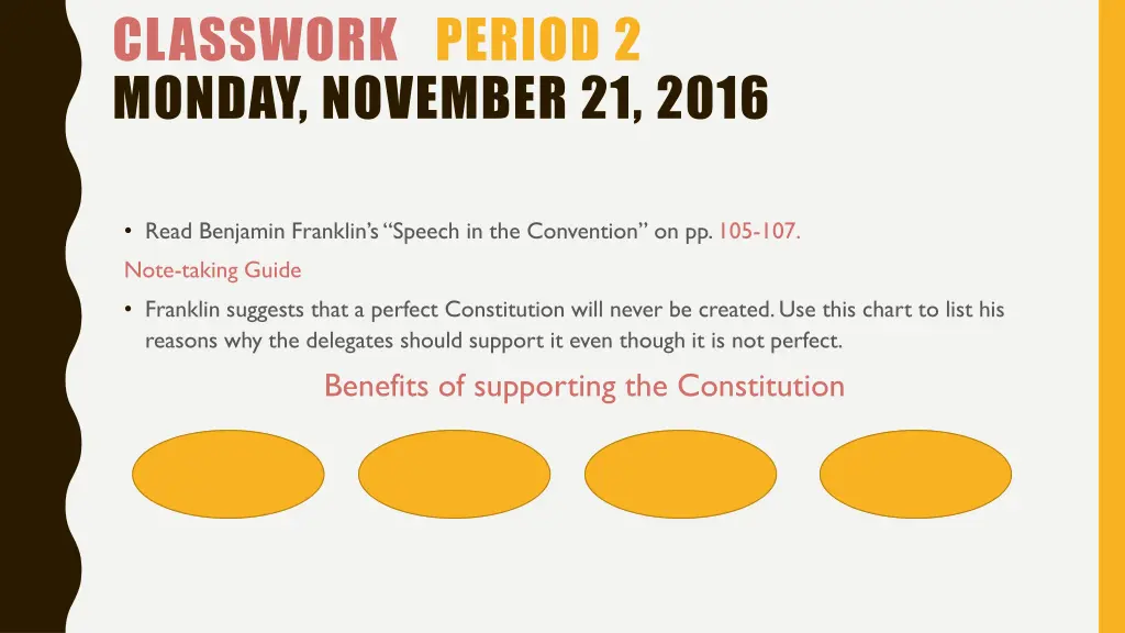 classwork period 2 monday november 21 2016