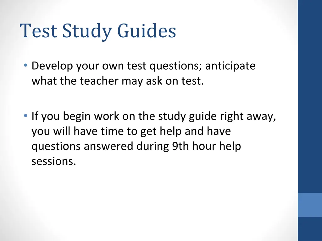 test study guides 1