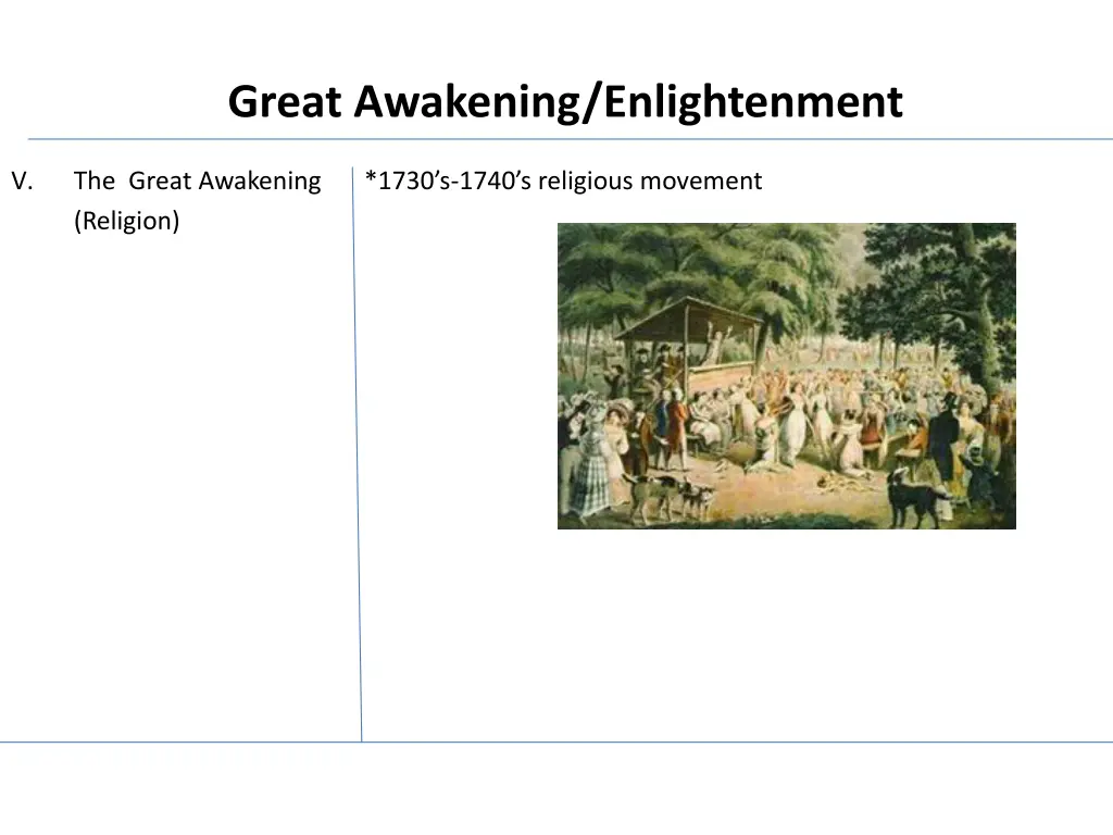 great awakening enlightenment