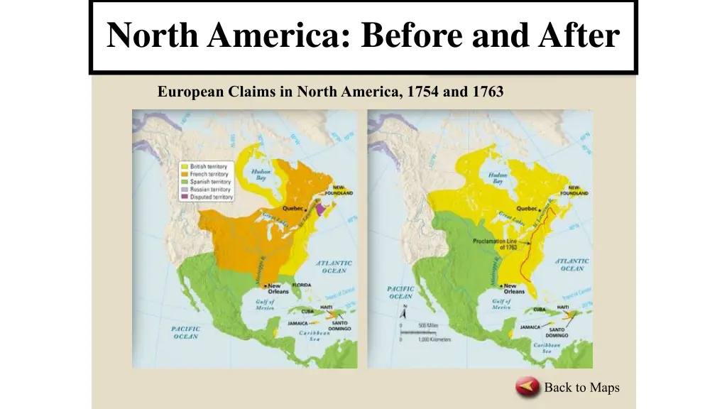 north america before and after