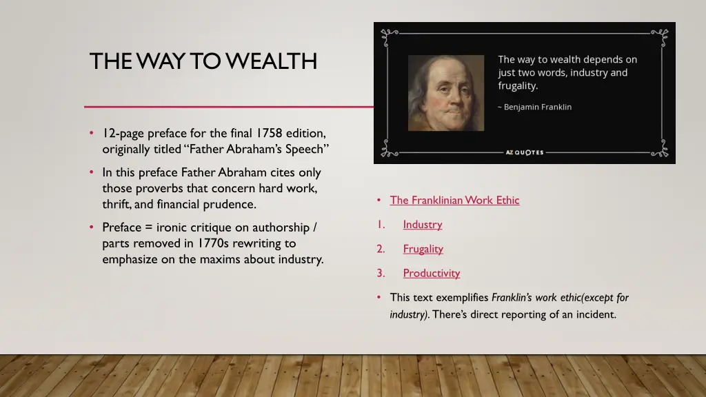 the way to wealth 1