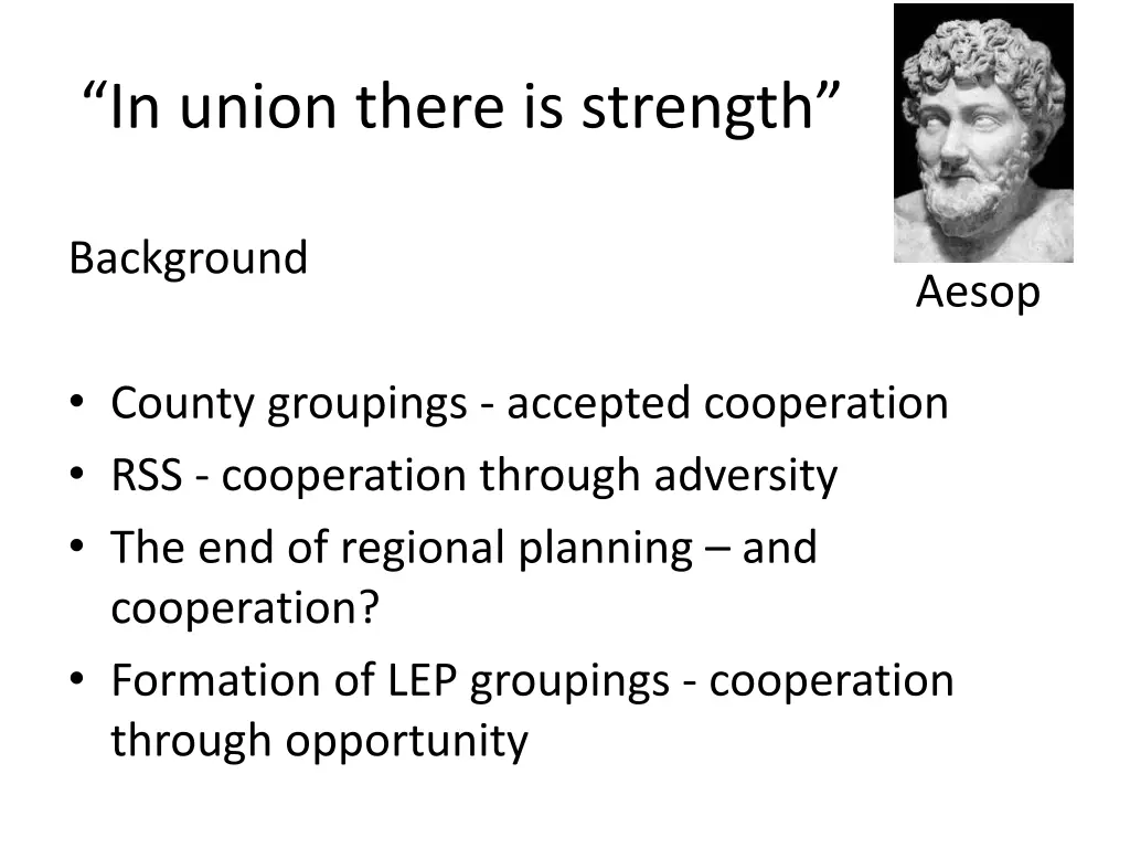 in union there is strength