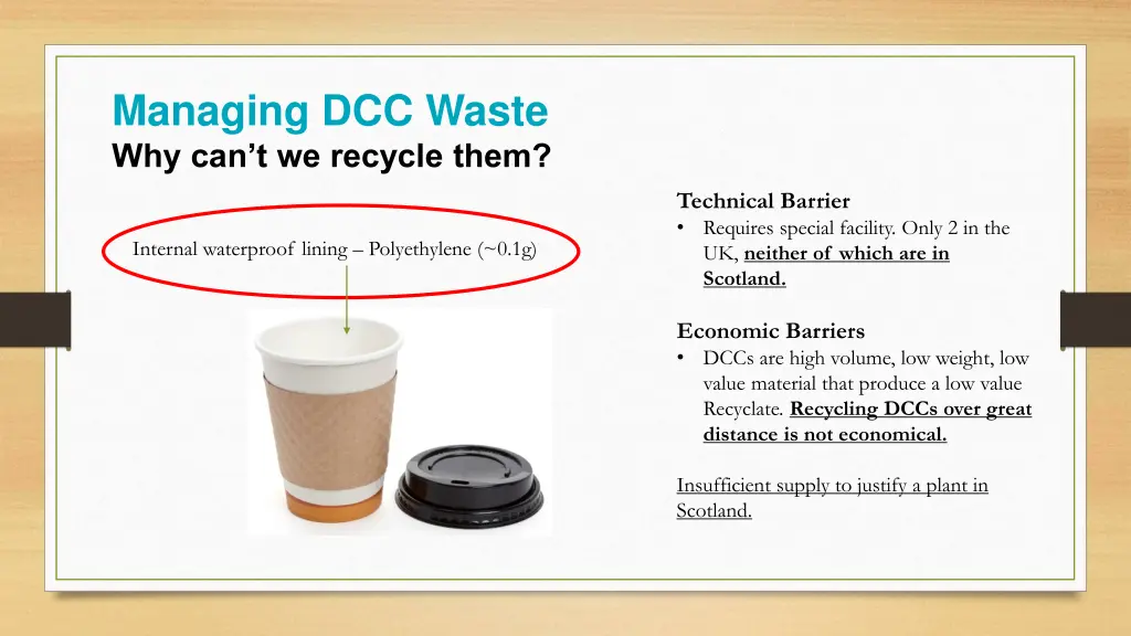 managing dcc waste why can t we recycle them 1