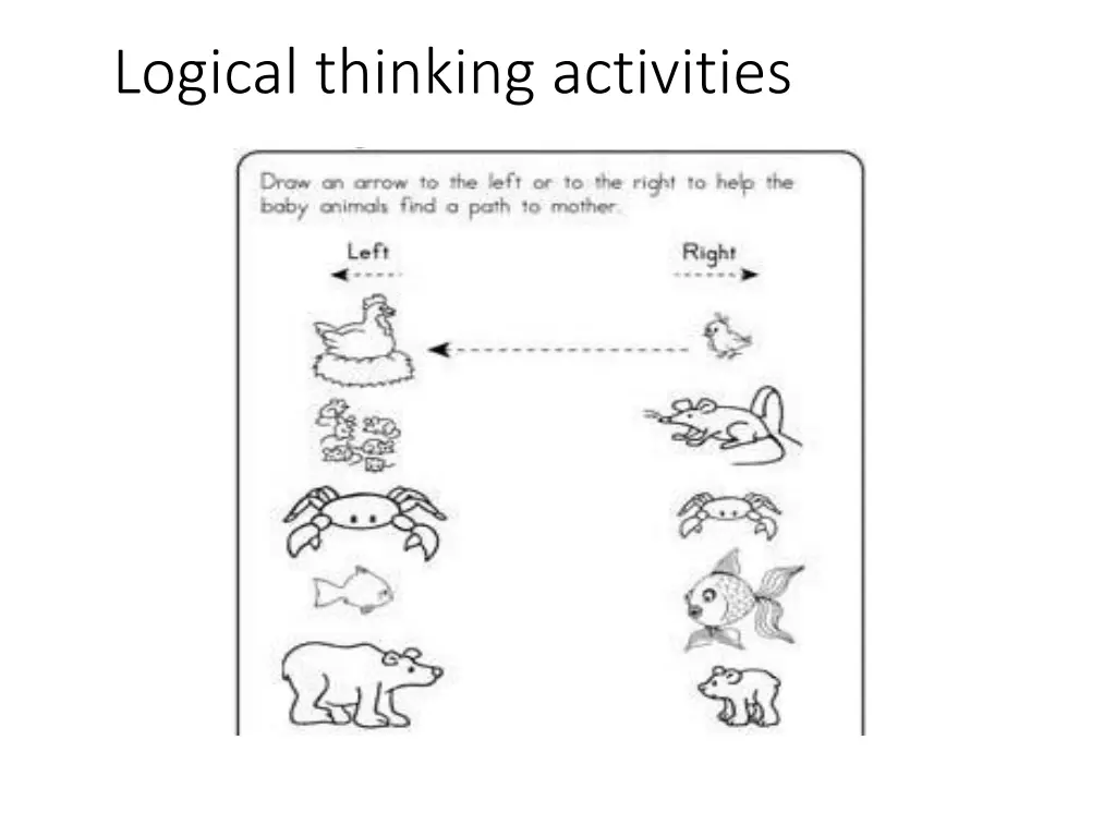 logical thinking activities 1