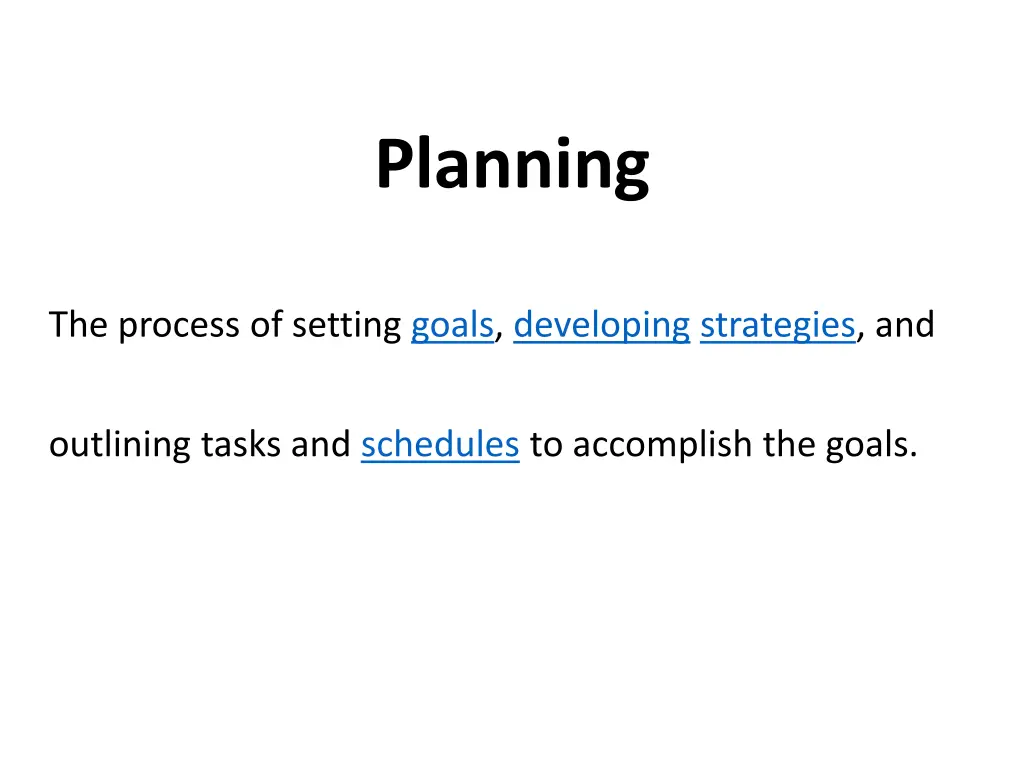 planning 1