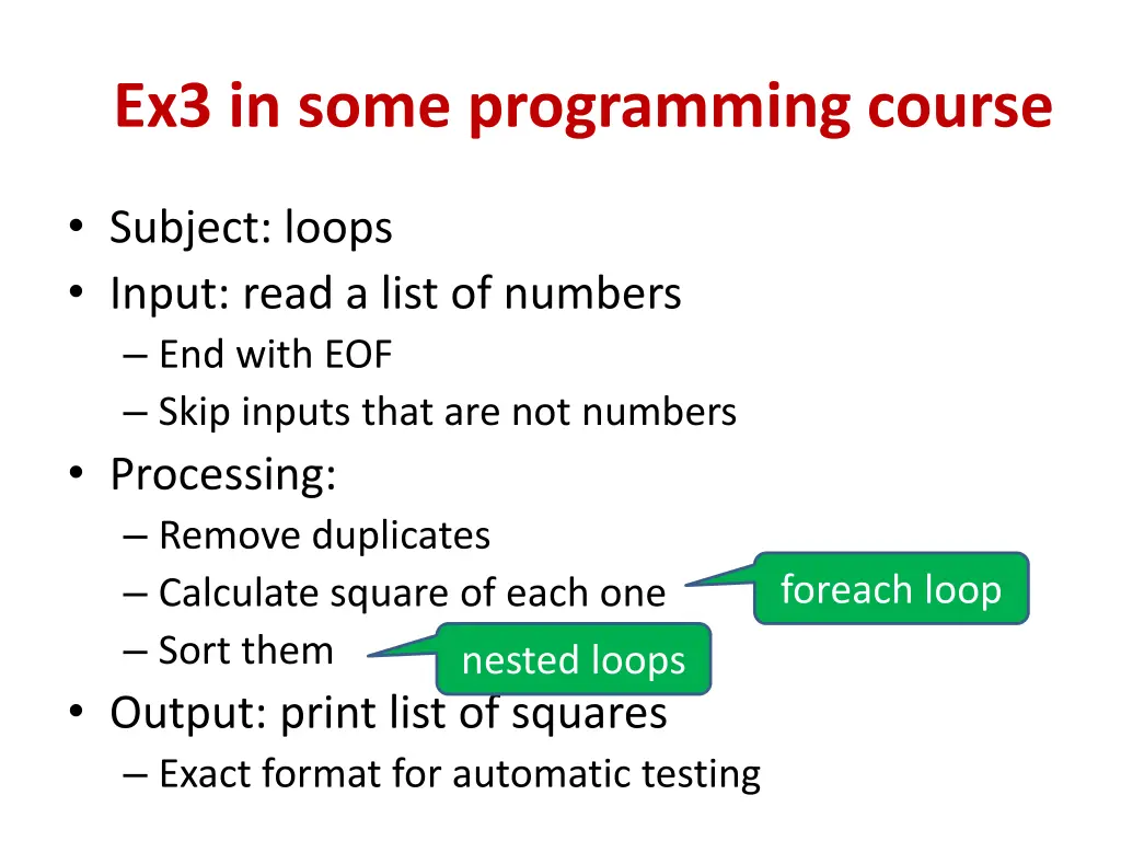 ex3 in some programming course 2