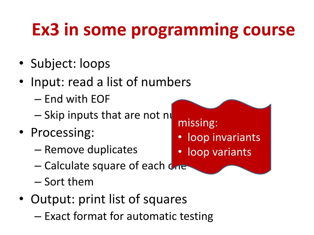 ex3 in some programming course 5