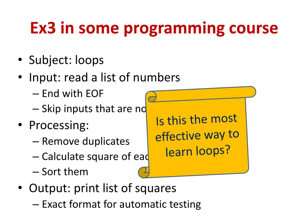 ex3 in some programming course 6