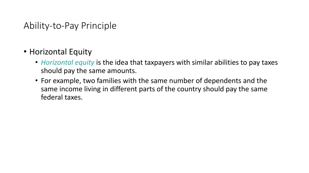 ability to pay principle 2