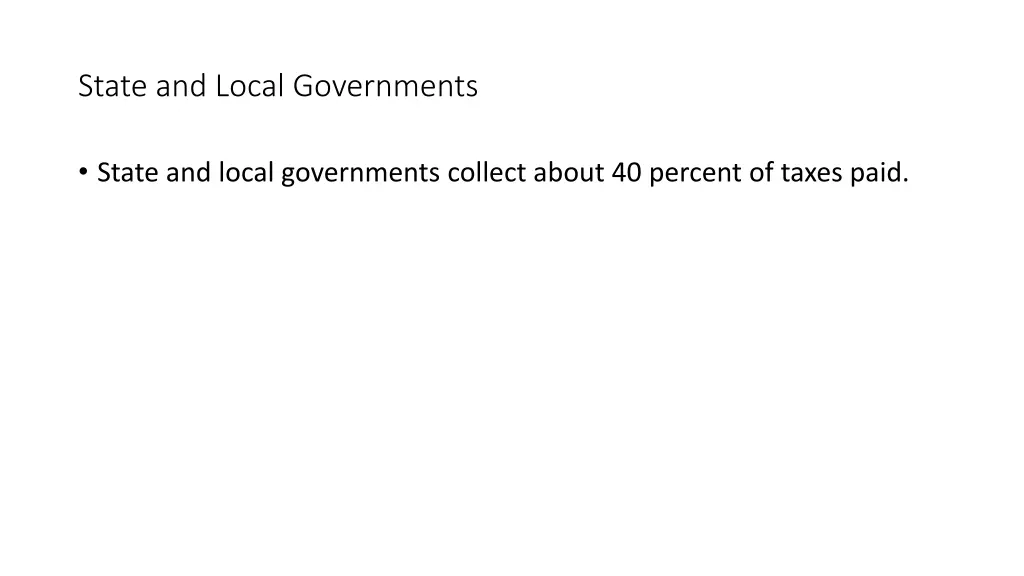 state and local governments