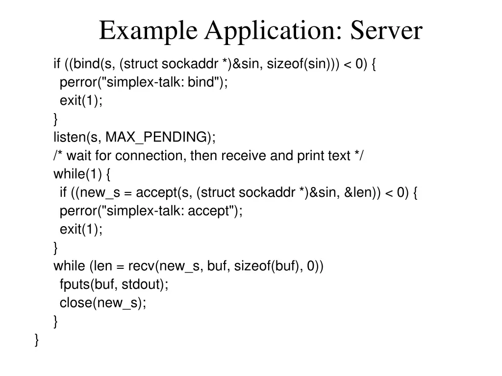 example application server 1