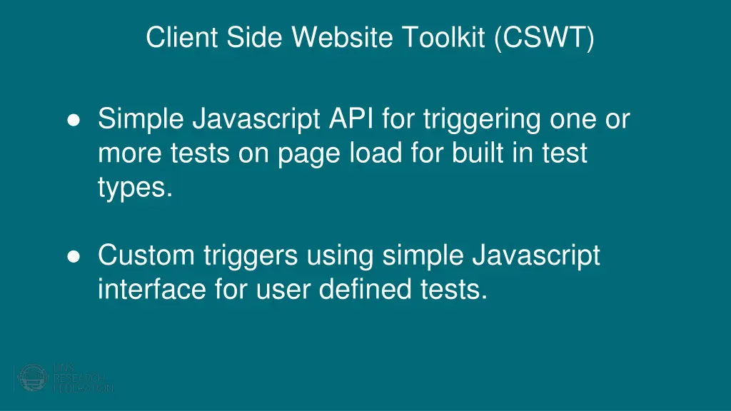 client side website toolkit cswt 2