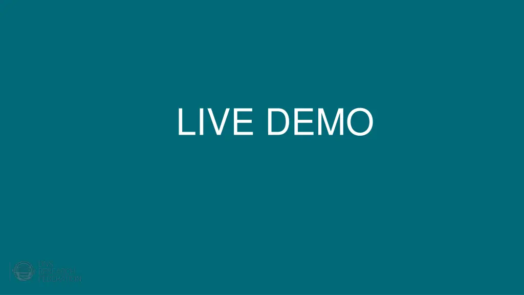 live demo