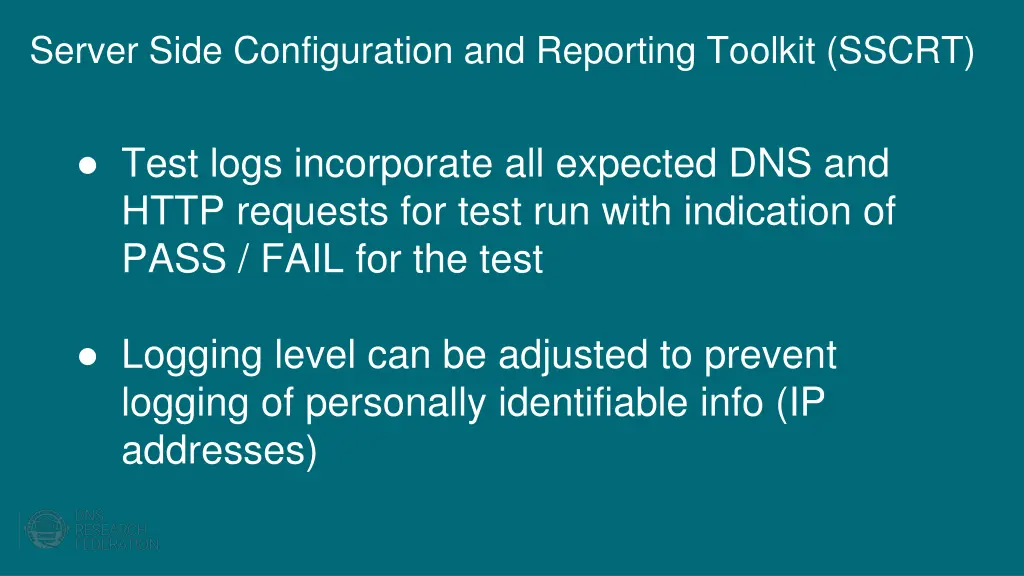 server side configuration and reporting toolkit 3