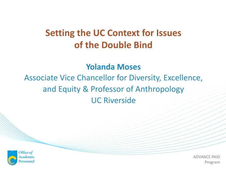 setting the uc context for issues of the double