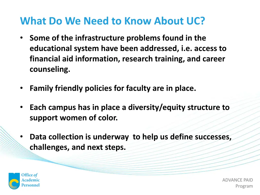 what do we need to know about uc