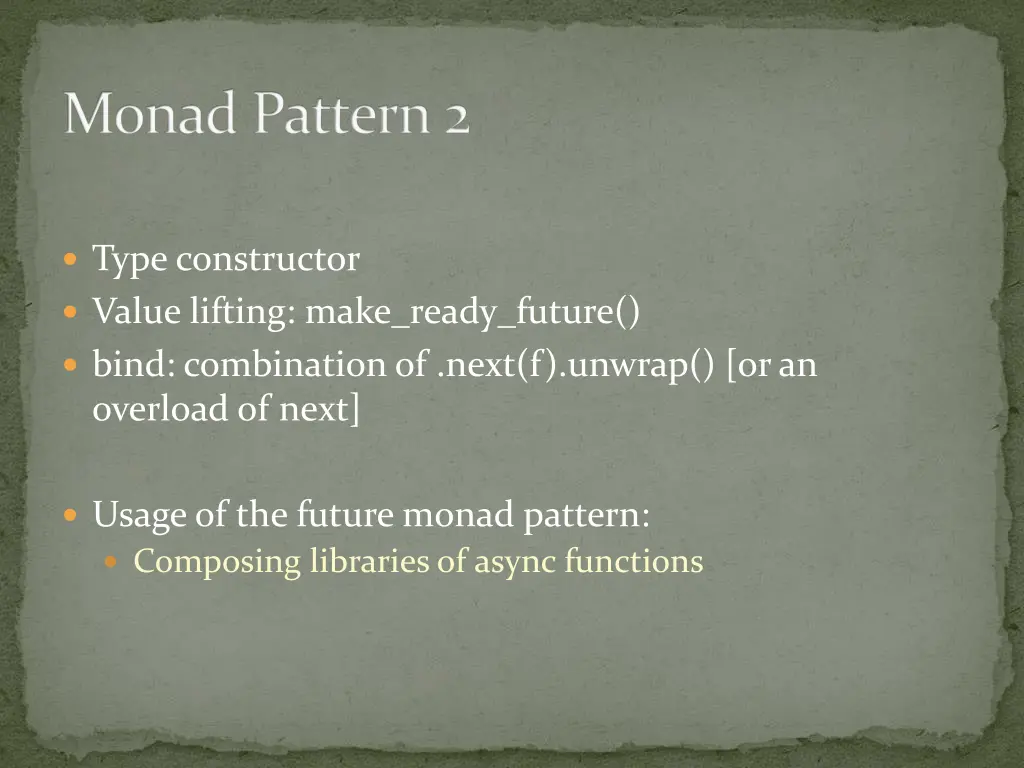 monad pattern 2