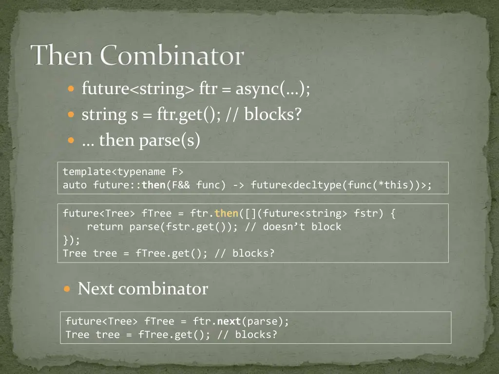 then combinator