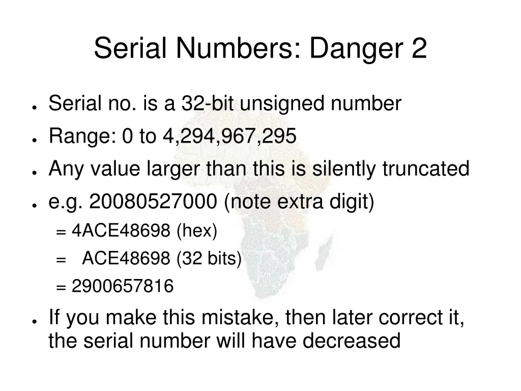 serial numbers danger 2