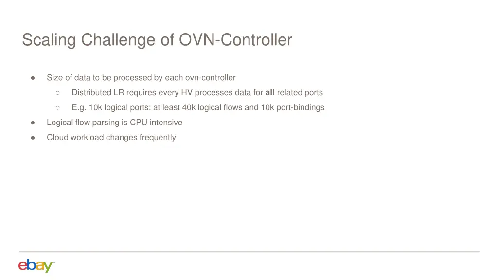 scaling challenge of ovn controller