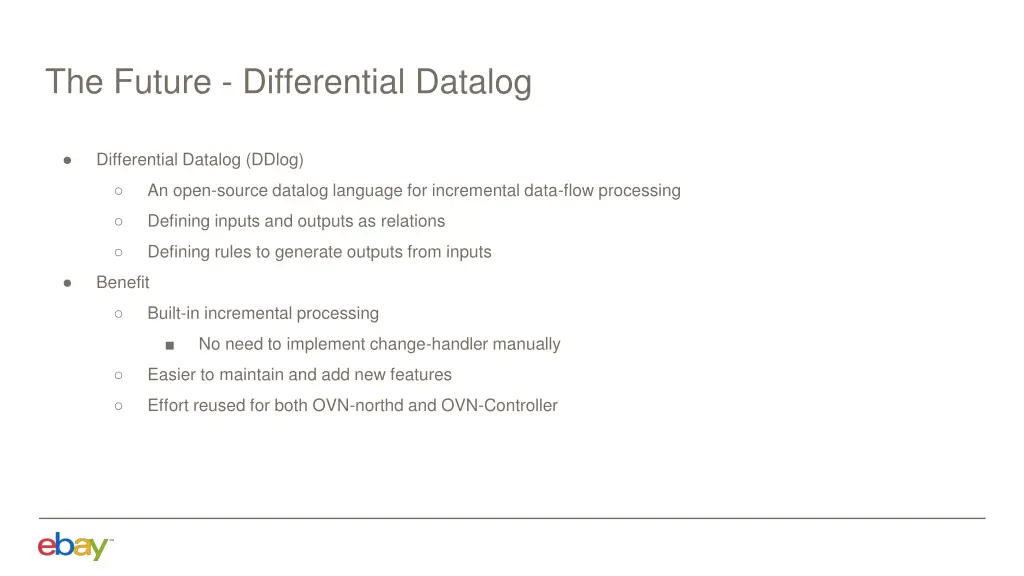 the future differential datalog