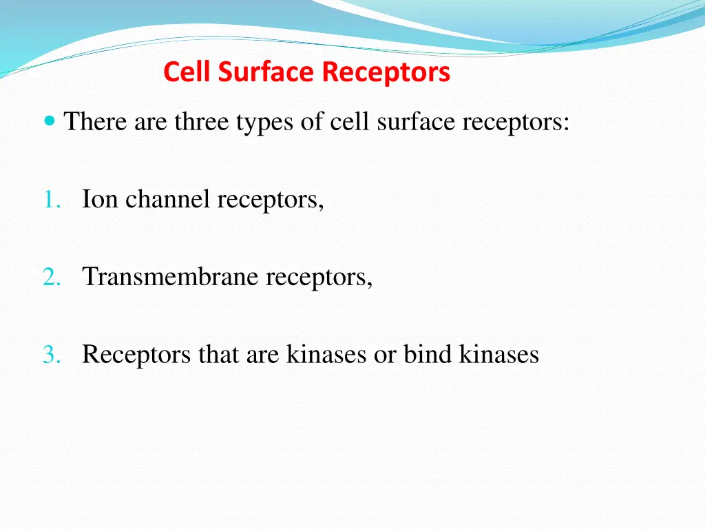 cell surface receptors