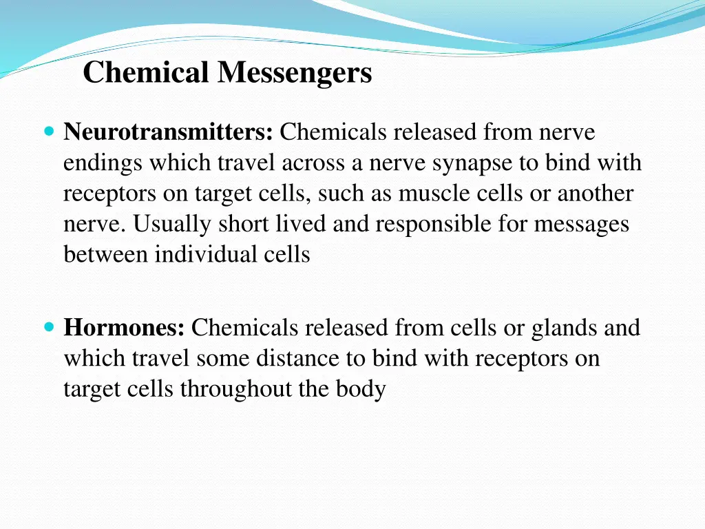 chemical messengers