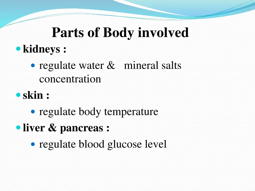 parts of body involved kidneys regulate water