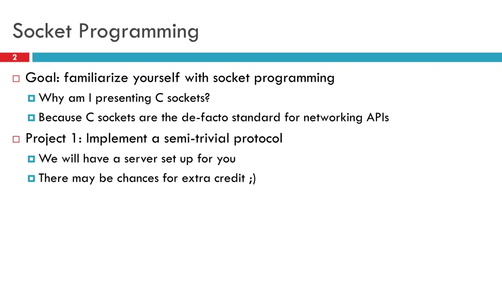 socket programming