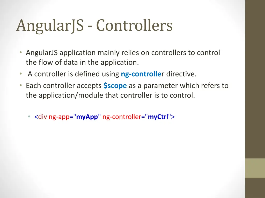 angularjs controllers