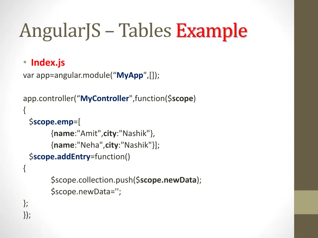 angularjs tables example 1