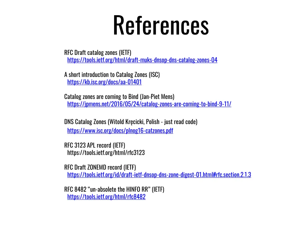 references