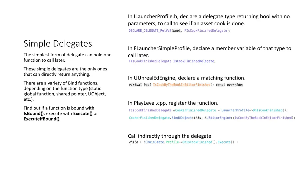 in ilauncherprofile h declare a delegate type