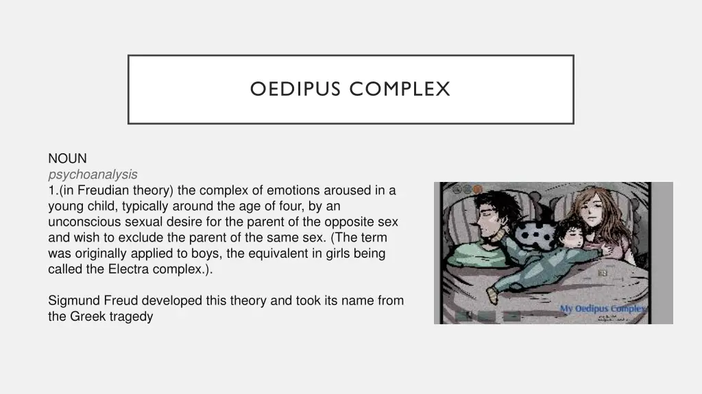 oedipus complex