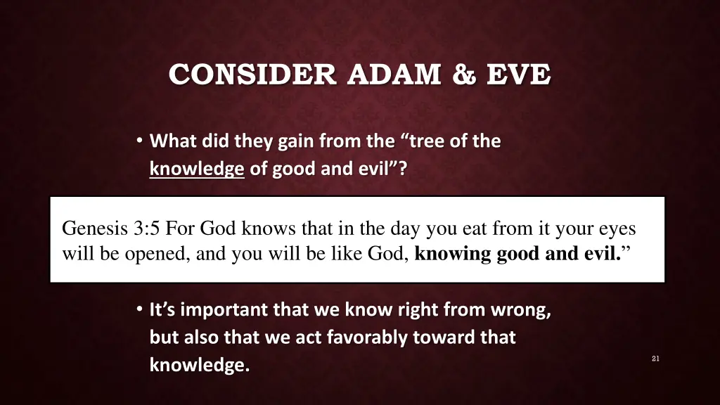 consider adam eve 1