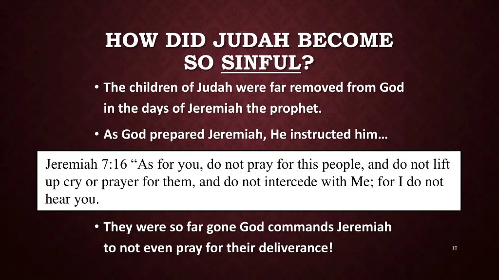 how did judah become so sinful the children